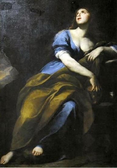 Andrea Vaccaro Penitent Mary Magdalene. oil painting image